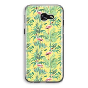 Flamingo party: Samsung Galaxy A5 (2017) Transparant Hoesje