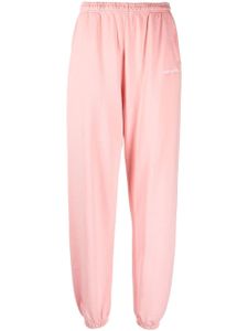 Sporty & Rich pantalon de jogging à logo brodé - Rose