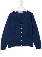 La Stupenderia cardigan à boutonnière - Bleu - thumbnail