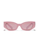 Dolce & Gabbana Kids lunettes de soleil à monture papillon - Noir