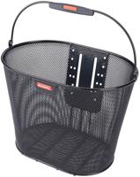 RIXEN & KAUL fietsmand, voorop "oval plus ef" fr.basket r&k oval plus ef black