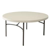 Bijzettafel Lifetime Crème 152 x 74 x 152 cm Staal Plastic