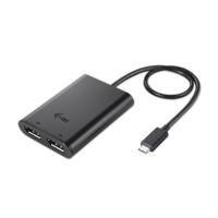 i-tec USB-C naar Dual DP adapter