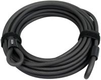 Axa Kabel met dubbele lus double loop 10 meter grijs