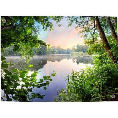 Tuinposter Bergen en Meren 2 - Pillow Buddies