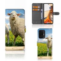Xiaomi 11T | 11T Pro | Telefoonhoesje | Met pasjeshouder | Schaap en Lammetje