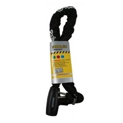 Stahlex Scooterslot - zwart - zwaar slot - 10 x 900 mm - fietsslot / motorslot