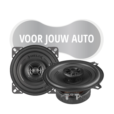 Beste speakers voor Peugeot 206 1998-2008 - Achterpanelen/deuren