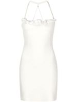 Jacquemus robe courte La Robe Maille Croissant - Blanc