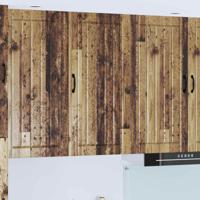 Keukenkast Oudhout 50 x 31 x 100 cm Bewerkt hout