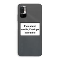 I'm dope: Xiaomi Redmi Note 10 5G Transparant Hoesje I'm dope: Xiaomi Redmi Note 10 5G Transparant Hoesje