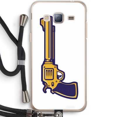 Pew Pew Pew: Samsung Galaxy J3 (2016) Transparant Hoesje met koord