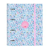 Ringmap Vicky Martín Berrocal Paraíso Blauw Roze 27 x 32 x 3.5 cm