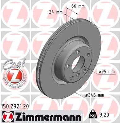 Remschijf Coat Z 150292120