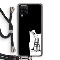 Musketon Painter: Samsung Galaxy A12 Transparant Hoesje met koord
