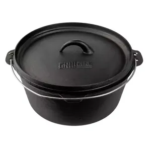 Grill Guru Cast Iron Dutch Oven Medium