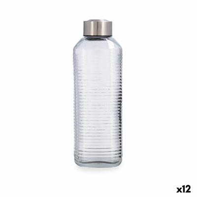 Waterfles Quid Velvet Transparant Glas 1 L (12 Stuks)