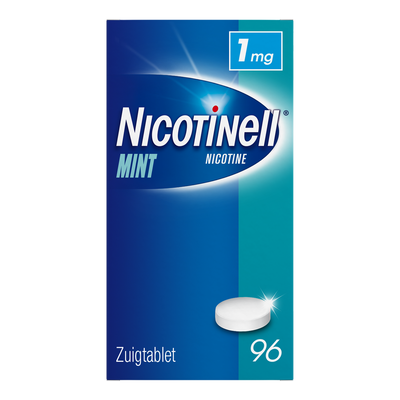 Nicotinell Zuigtablet Mint 1 mg - voor stoppen met roken