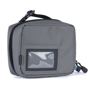 F-Stop Filter Case (Grey) Black Zipper
