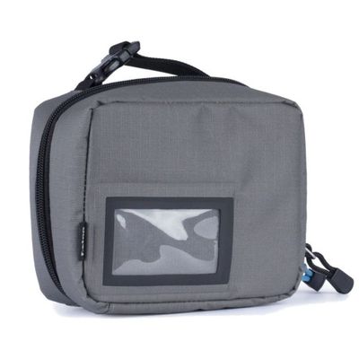 F-Stop Filter Case (Grey) Black Zipper