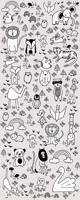 Noordwand Komar Pure Fotobehang Scribble Park - P104-VD1