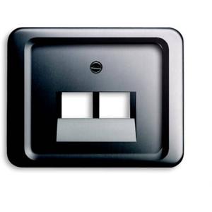 Busch-Jaeger 2CKA001753A8485 UAE-, IAE-, ISDN-contactdoos Afdekking Platina 1 stuk(s)