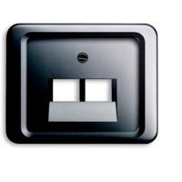 Busch-Jaeger 2CKA001753A8485 UAE-, IAE-, ISDN-contactdoos Afdekking Platina 1 stuk(s)