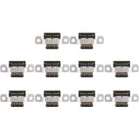 10 stuks opladen Port-Connector voor Meizu PRO 6