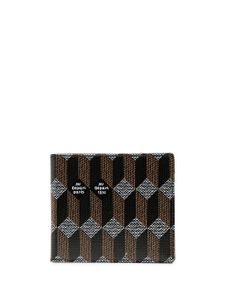 Au Départ portefeuille à logo imprimé - Noir