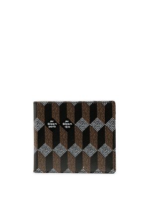 Au Départ portefeuille à logo imprimé - Noir