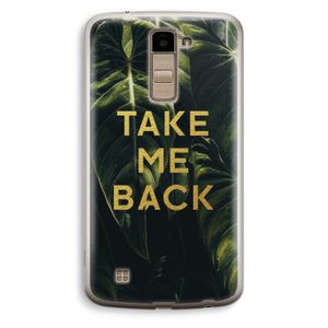Take me back: LG K10 (2016) Transparant Hoesje