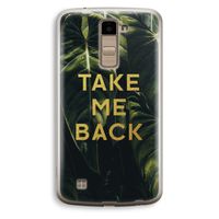 Take me back: LG K10 (2016) Transparant Hoesje