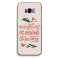Optimistic flower girl: Samsung Galaxy S8 Plus Transparant Hoesje Optimistic flower girl: Samsung Galaxy S8 Plus Transparant Hoesje