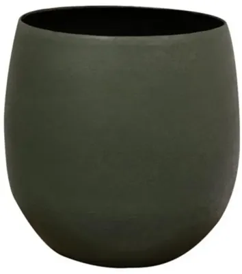 TS Collection Bloempot Stijn 28x27 cm Matgroen