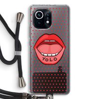 Yolo Denise: Xiaomi Mi 11 Transparant Hoesje met koord