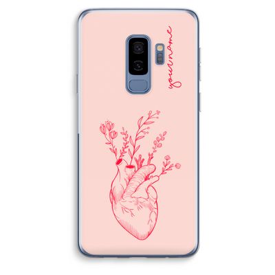 Blooming Heart: Samsung Galaxy S9 Plus Transparant Hoesje