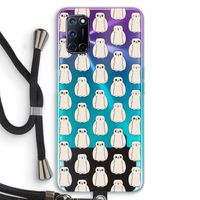 Uilen: Oppo A92 Transparant Hoesje met koord
