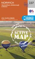 Wandelkaart - Topografische kaart 237 OS Explorer Map | Active Norwich | Ordnance Survey