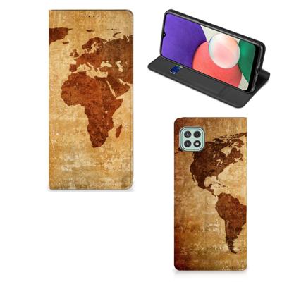 Samsung Galaxy A22 5G | Book Cover | Wereldkaart