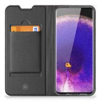 Mobiel BookCase OPPO Find X5 Angel Skull Rood