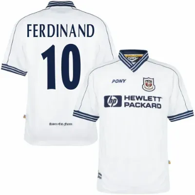 Pony - Tottenham Hotspur Retro Voetbalshirt 1996-1998 + Ferdinand 10