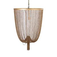 PTMD Hanglamp Solan - 70x70x100 cm - Ijzer - Goud - thumbnail