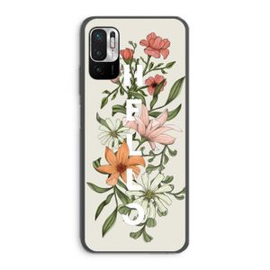 Hello bloemen: Xiaomi Redmi Note 10 5G Transparant Hoesje