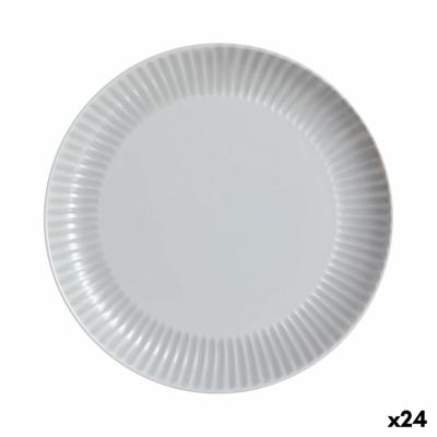 Dinerbord Luminarc Cottage Grijs Glas 25 cm (24 Stuks)