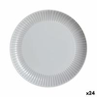 Dinerbord Luminarc Cottage Grijs Glas 25 cm (24 Stuks)