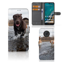 Nokia G50 Telefoonhoesje met Pasjes Honden Labrador - thumbnail