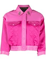 Louis Vuitton Pre-Owned veste bomber à coupe crop - Rose - thumbnail