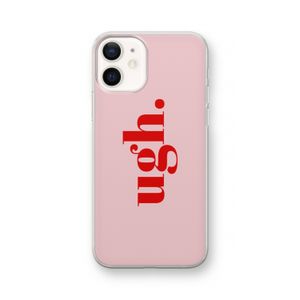 Ugh: iPhone 12 Transparant Hoesje