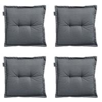 Zit universeel rib grey 50 cm x 50 cm (4 stuks) Madison - Madison