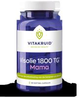 Vitakruid Visolie 1800 TG mama triglyceriden met D3 90 Softgels